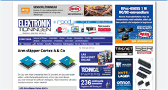 Desktop Screenshot of elektroniktidningen.se